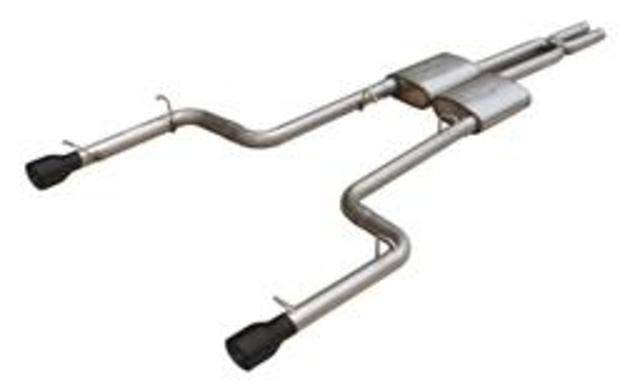 Pypes Street Pro Dual Exhaust Black Tip 06-14 Dodge Charger SRT8 - Click Image to Close